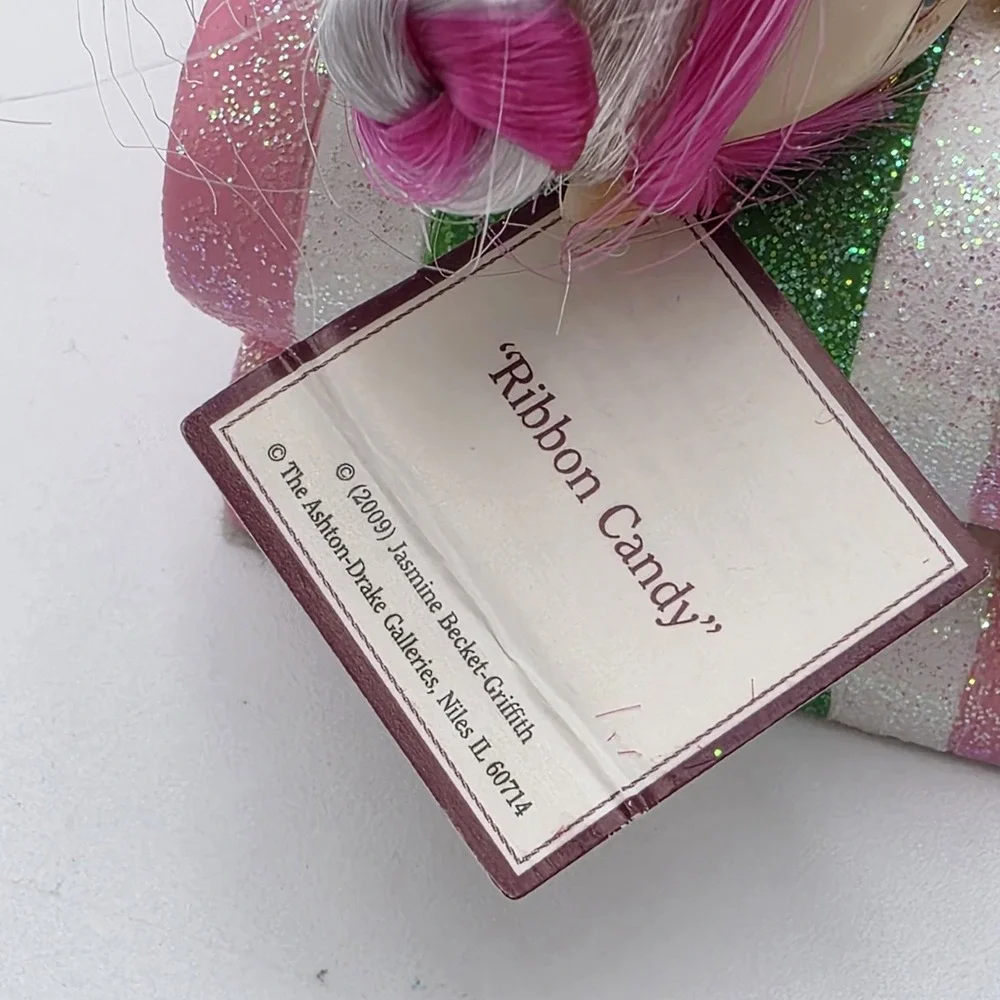 Ashton Drake Ribbon‎ Candy Fairy Sweet Christmas Figurine